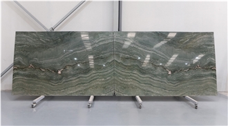 Botanic Green Wave Quartzite Slabs