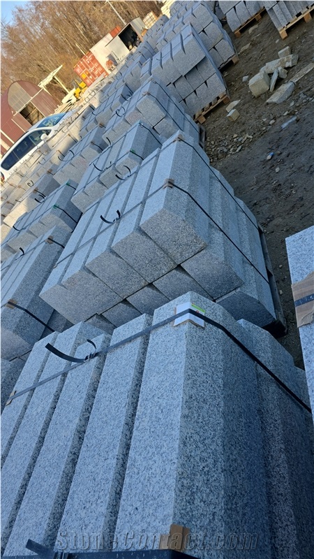 Grey Granite Road Curbstone