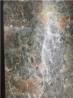 Salome Grey Marble - Salmon Grey Marble Polished Slabs Tiles