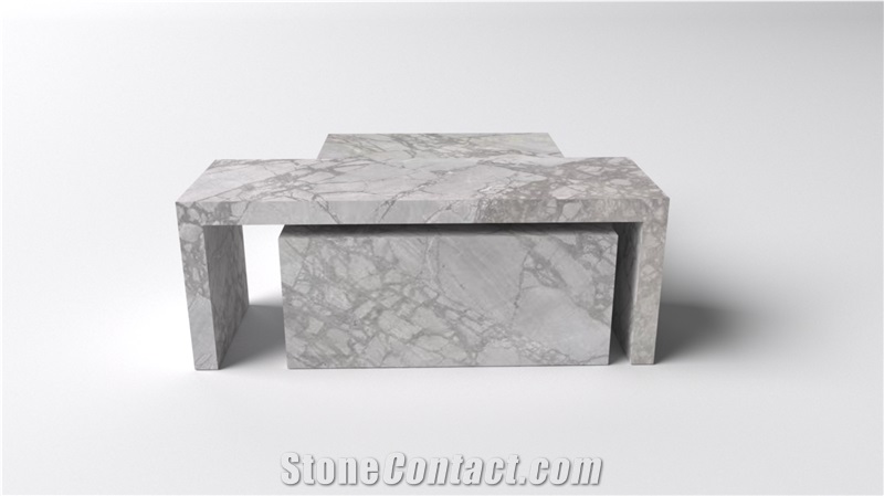 Marble Furniture Coffee Tabel Set