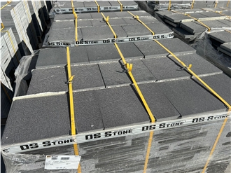 DS Stone - Black Basalt Brushed Tiles