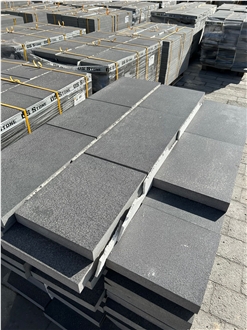 DS Stone - Black Basalt Brushed Tiles
