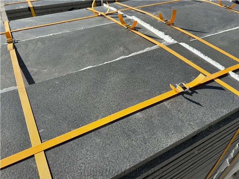 DS Stone - Gray Basalt Brushed Tiles
