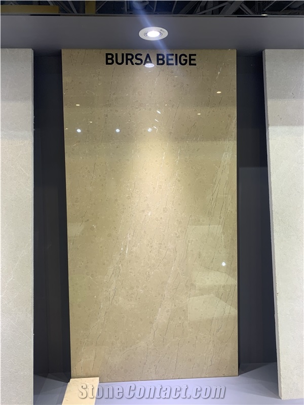 Bursa Beige Marble Slabs And Tiles