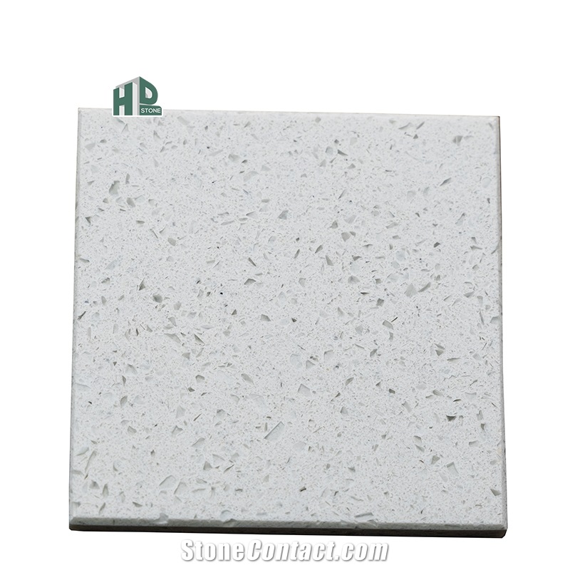 Artificial Crystal White Quartz Slabs