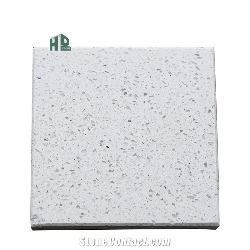 Artificial Crystal White Quartz Slabs
