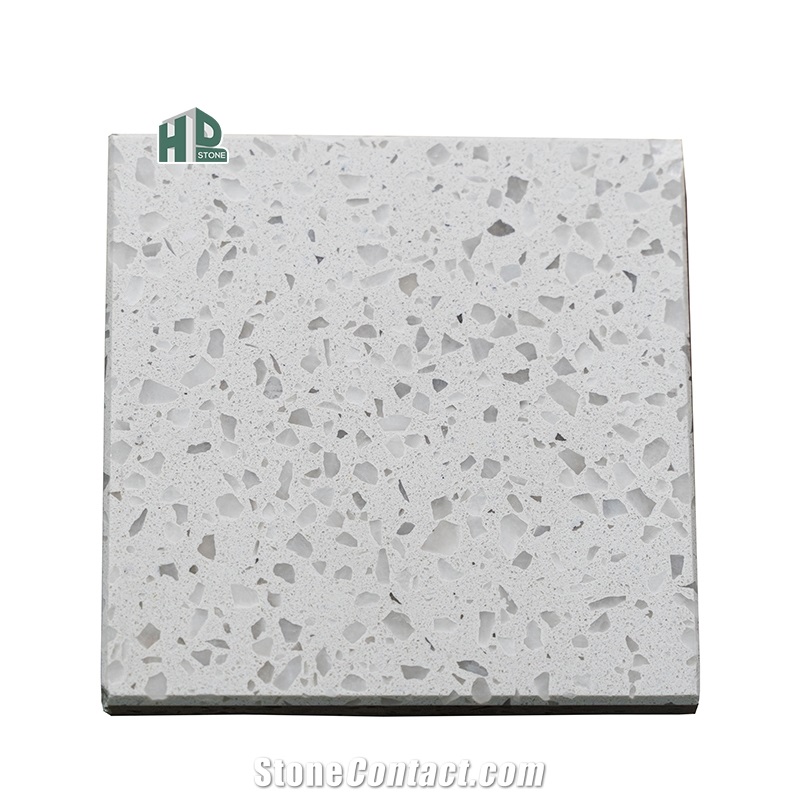 Artificial Crystal White Quartz Slabs
