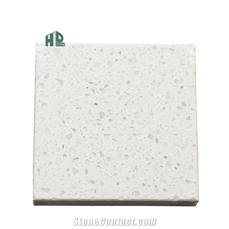 Artificial Crystal White Quartz Slabs