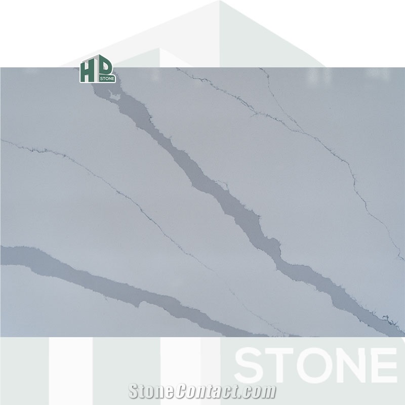 Artificial Stone Polished White Quartz Slabs