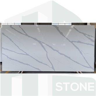 Artificial Stone Polished White Quartz Slabs