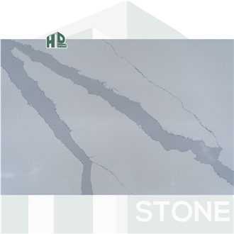 Artificial Stone Polished White Quartz Slabs