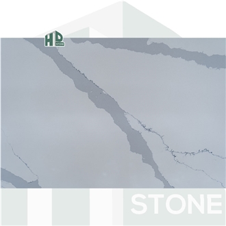 Artificial Stone Polished White Quartz Slabs