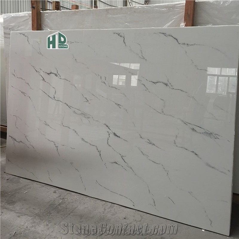 White Nano Slabs And Tiles Crystallized Stone Panels