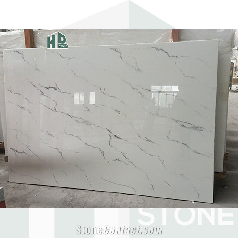 White Nano Slabs And Tiles Crystallized Stone Panels