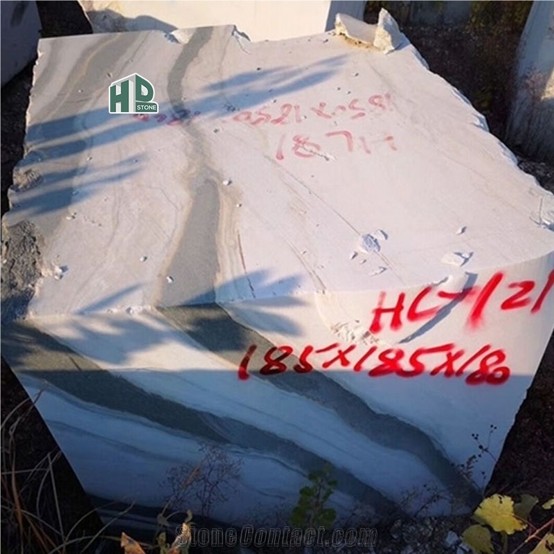 China Panda White Marble Stone Block Marble Block