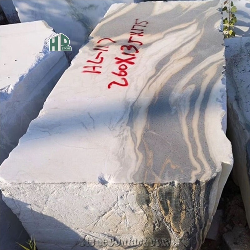 China Panda White Marble Stone Block Marble Block