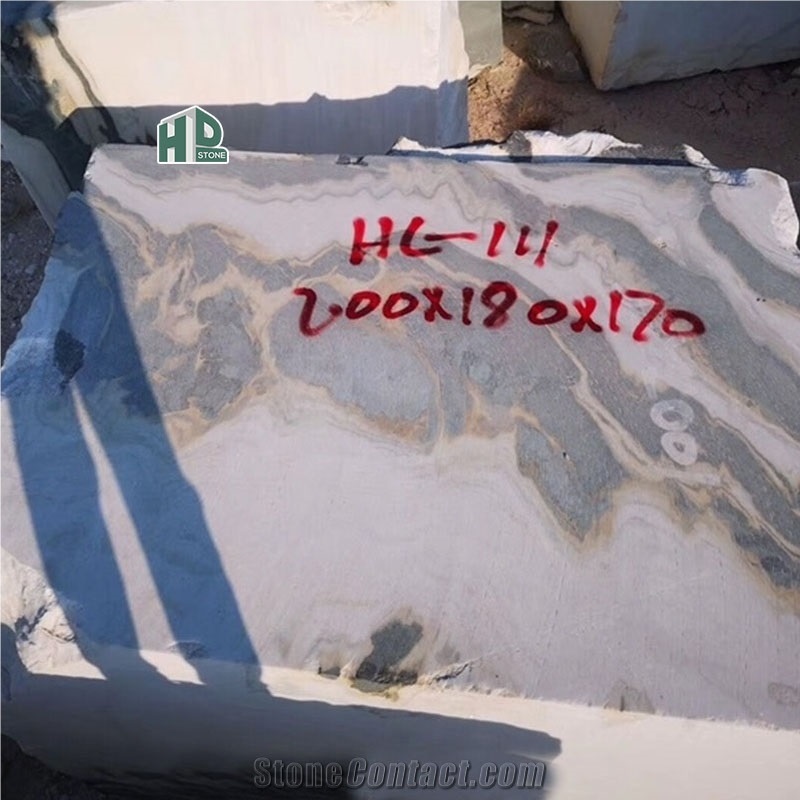 China Panda White Marble Stone Block Marble Block