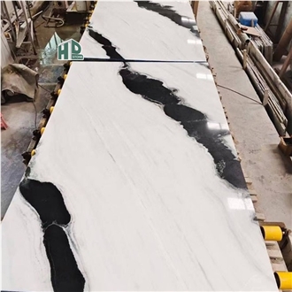 Chinese Panda White Floor Marble Slabs
