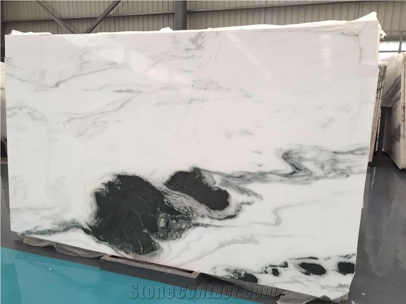 Chinese Panda White Floor Marble Slabs