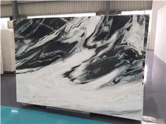 Chinese Panda White Floor Marble Slabs
