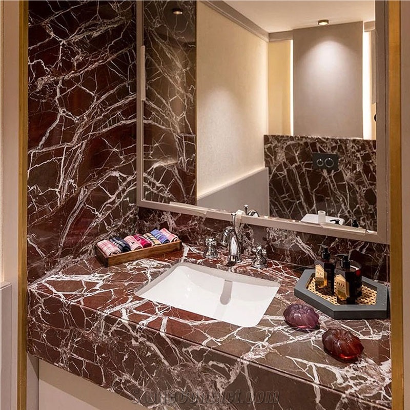 Factory Wholesale Rosso Levanto Marble Slabs And Floor Tiles