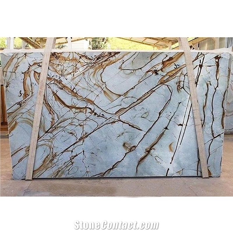 Luxury Natural Blue Roma Quartzite Slabs & Tiles