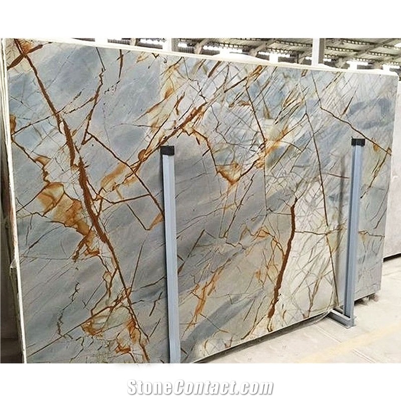 Luxury Natural Blue Roma Quartzite Slabs & Tiles