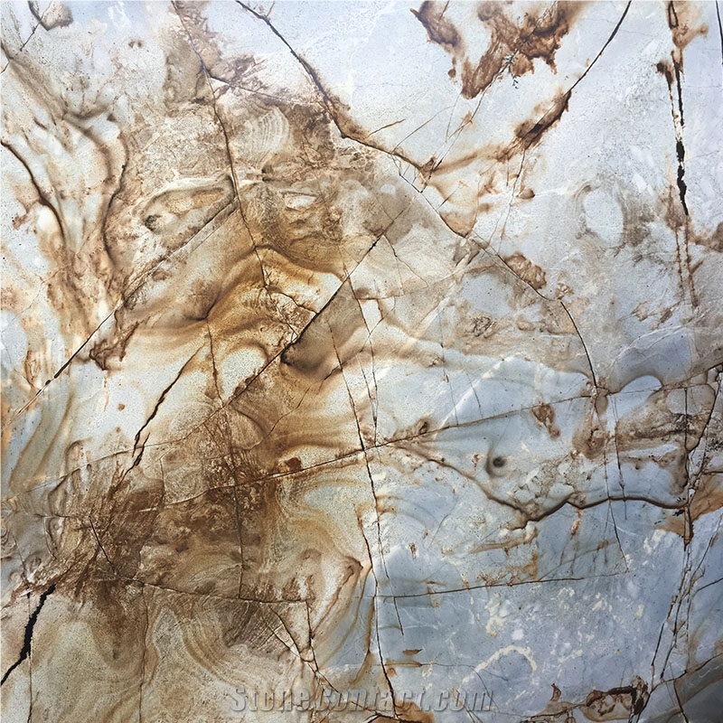 Luxury Natural Blue Roma Quartzite Slabs & Tiles