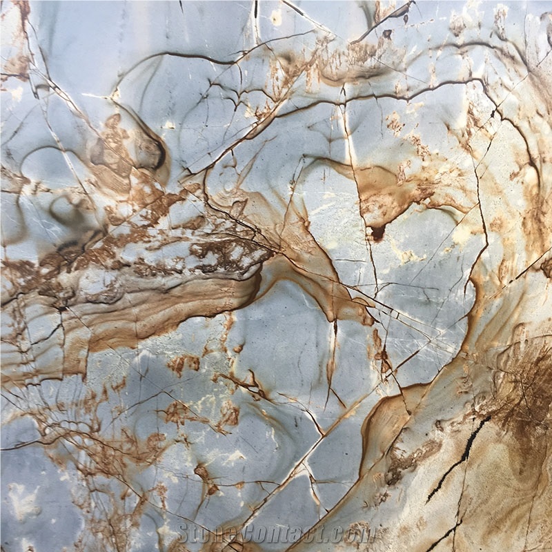 Luxury Natural Blue Roma Quartzite Slabs & Tiles
