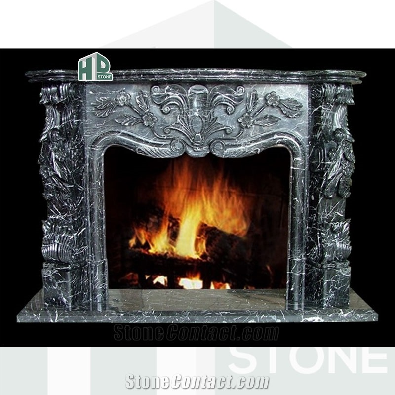 Marble Fireplace Natural Stone Hand Carved