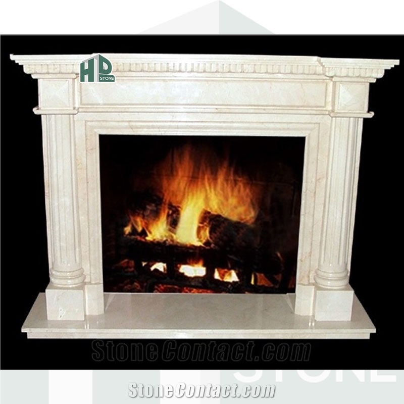 Marble Fireplace Natural Stone Hand Carved