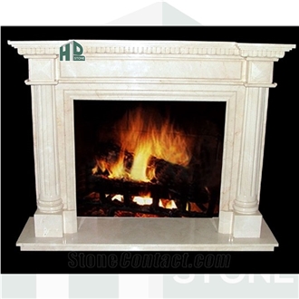 Marble Fireplace Natural Stone Hand Carved