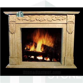 Marble Fireplace Natural Stone Hand Carved