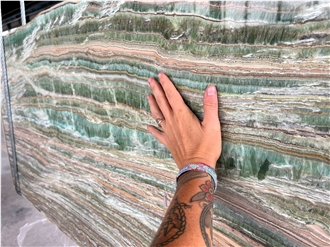 Onice Onyx Smeraldo Slabs Emerald Green