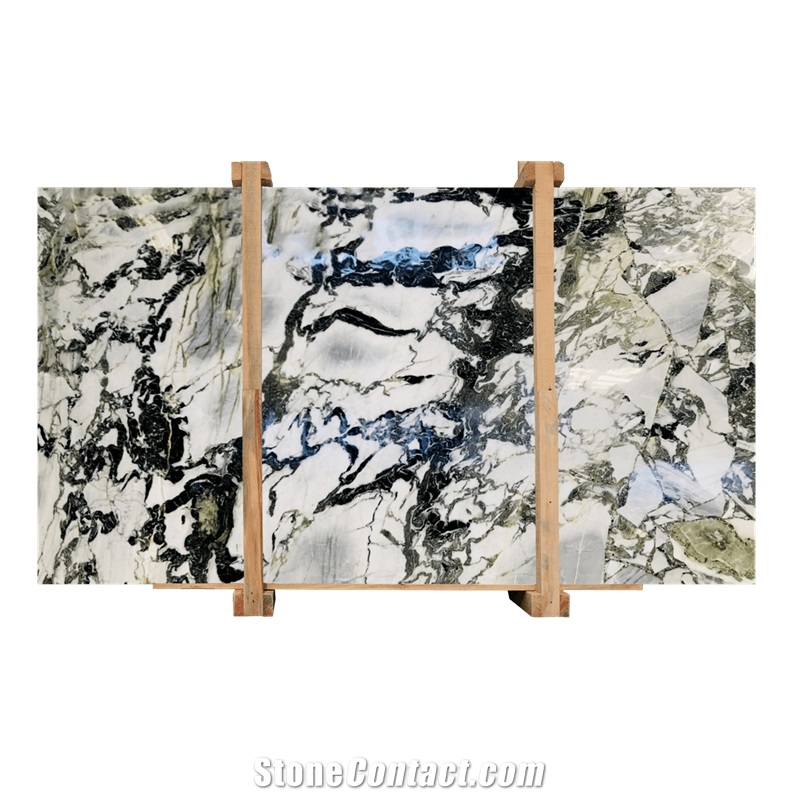 Ice Connect Green Marble, Cold Jade Marble Slabs