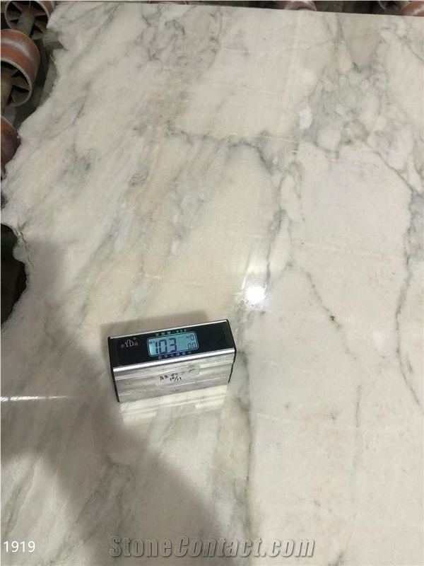 Bianco Bello Marble Slabs Marmo White Stone Green Vein