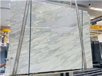 Bianco Bello Marble Slabs Marmo White Stone Green Vein