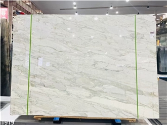 Bianco Bello Marble Slabs Marmo White Stone Green Vein