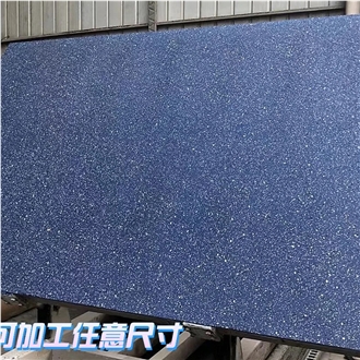 Blue  Terrazzo Floor Tiles For Interior Home Bathroom