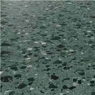 Green Terrazzo Floor Tiles For Interior Dining Room