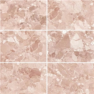 Pink Terrazzo Floor Tiles For Bathroom Wall Design