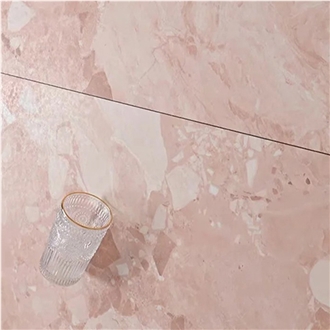 Pink Terrazzo Floor Tiles For Bathroom Wall Design