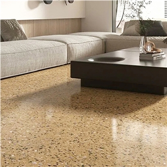 Yellow Terrazzo Floor Tiles For Home Living Room Design Slab