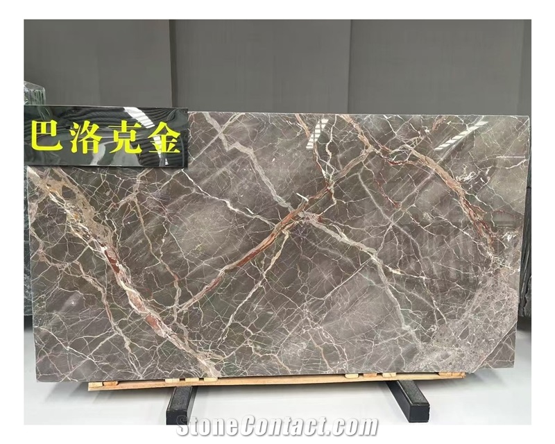 Ombra Di Caravaggio Marble Slabs Bathroom Floor