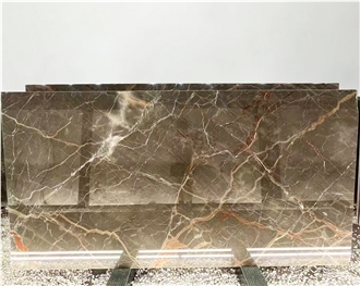 Ombra Di Caravaggio Marble Slabs Bathroom Floor