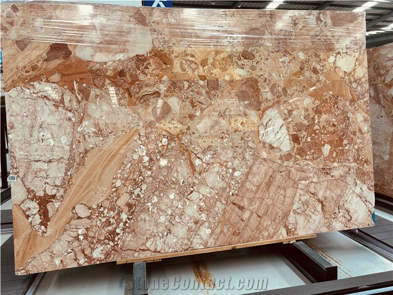 Red Breccia Pernice  Marble Slabs