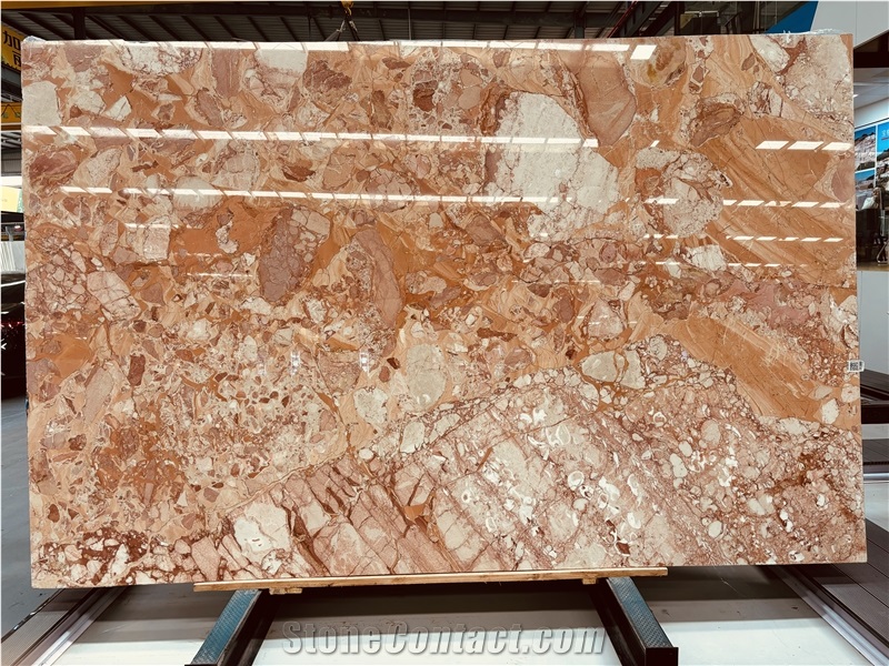 Red Breccia Pernice  Marble Slabs