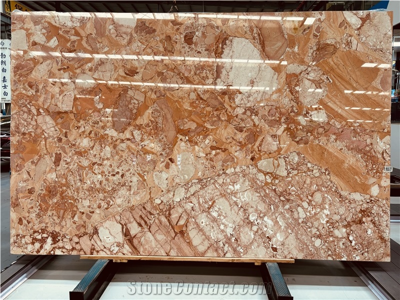 Red Breccia Pernice  Marble Slabs