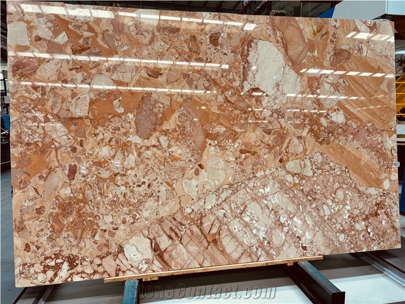 Red Breccia Pernice  Marble Slabs