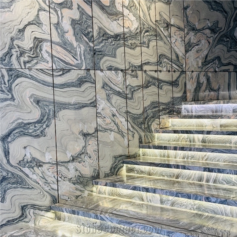Water Cloudy Grey Marble Marble Slabs